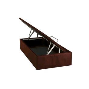 Base de Cama Box Bau Physical Camurca Marrom Solteiro 88 cm (LARG) - 52549