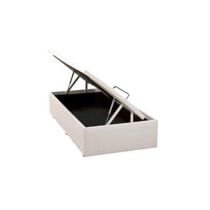 Base de Cama Box Bau Physical Corino Branco Solteiro 88 cm (LARG) - 52582