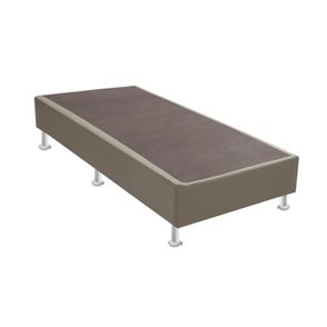 Base de Cama Box Light Courino Bege Solteiro 78 cm (LARG) - 52642