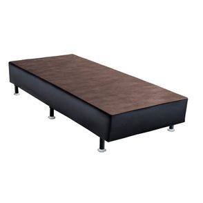 Base de Cama Box Light Courino Preto Solteiro 78 cm (LARG) - 52644