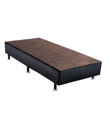 Base de Cama Box Light Courino Preto Solteirao 108 cm (LARG) - 52657