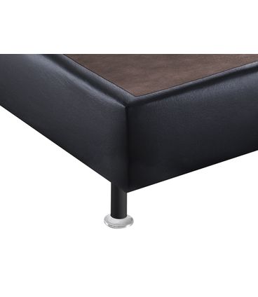 Base de Cama Box Light Courino Preto Solteirao 108 cm (LARG) - 52657