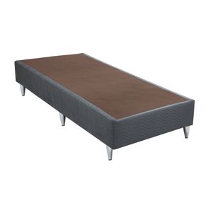 Base de Cama Box Light Camurca Cinza Solteiro 78 cm (LARG) - 52648