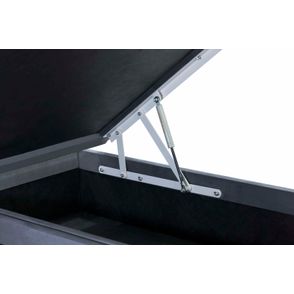 Base de Cama Box Bau Light Camurca Cinza Super King 193 cm (LARG) - 52668