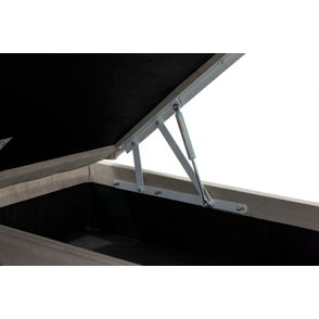 Base de Cama Box Bau Light Courino Bege King 186 cm (LARG) - 52682