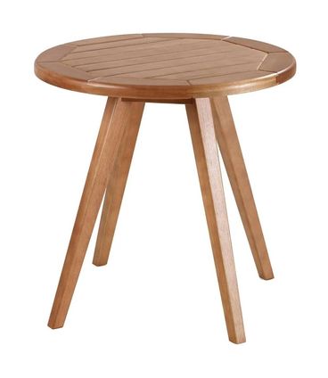 Mesa Lateral Oslo Estrutura Madeira Mel - 52631