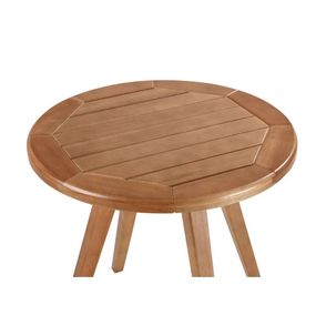 Mesa Lateral Milano em Madeira Verniz Mel 60 cm (LARG) - 52631