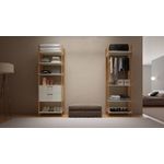 Closet1TorrecomGaveteiroOlimpo73cmLARGOffWhiteBrilhocomFreijoFosco52856