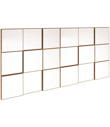 Quadro Espelho Block Grande 1,50 MT (LARG) cor Freijo - 39582