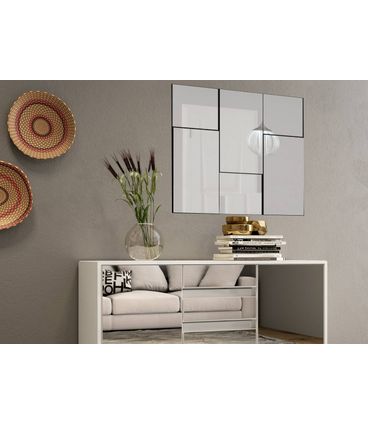Quadro Espelho Escala Pequeno 90cm (LARG)cor Off White - 52888