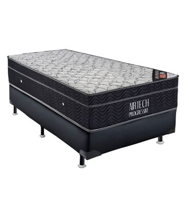 Conjunto Box Airtech Progressive Solteiro 78 cm (LARG) Base Courino - 52834