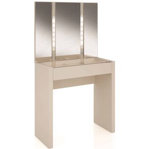 Penteadeira Nou com Led e uma Gaveta cor Off White - 39772