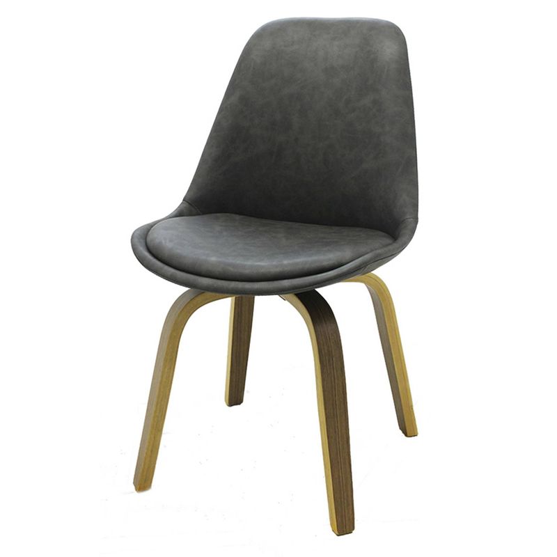 CadeiraLisEamesRevestidaPUCinzaBaseMadeiraMescla53303