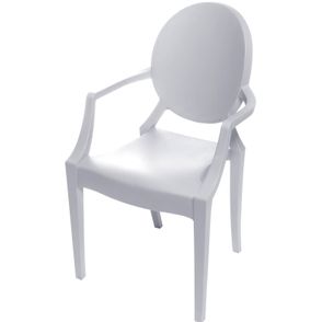 Cadeira Louis Ghost INFANTIL com Braco cor Branca - 53503