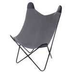 PoltronaButterflyEstruturaemFerrocomAssentoemCanvacorCinza53527
