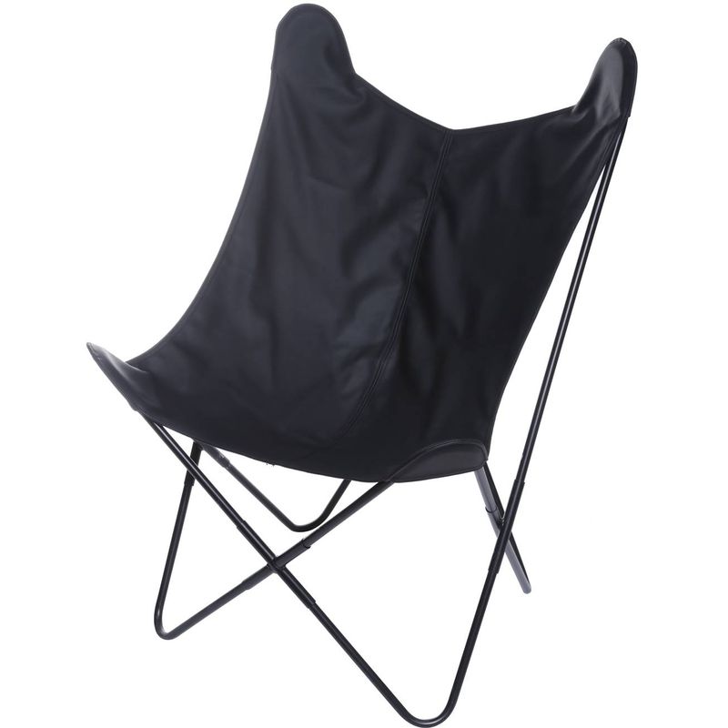 PoltronaButterflyEstruturaemFerrocomAssentoCourissimocorPreto53528