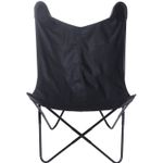 PoltronaButterflyEstruturaemFerrocomAssentoCourissimocorPreto53528