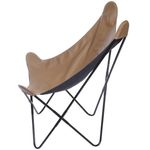 PoltronaButterflyEstruturaemFerrocomAssentoCourissimocorCaramelo53529