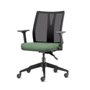 Cadeira Addit Assento Crepe Verde Menta com Base Piramidal em Nylon - 54117