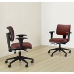 CadeiraZipAssentoCourinoPretoBaseRodizioemNylonArcada54460