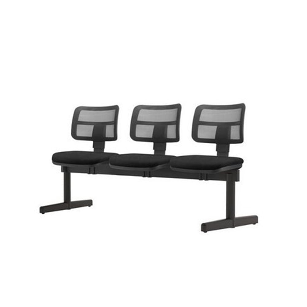 Longarina-Zip-Tela-com-3-Lugares-Assento-Courino-Preto-Base-Metalica---54444