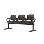 LongarinaZipTelacomBracos3LugaresAssentoCourinoPretoBaseMetalica54447