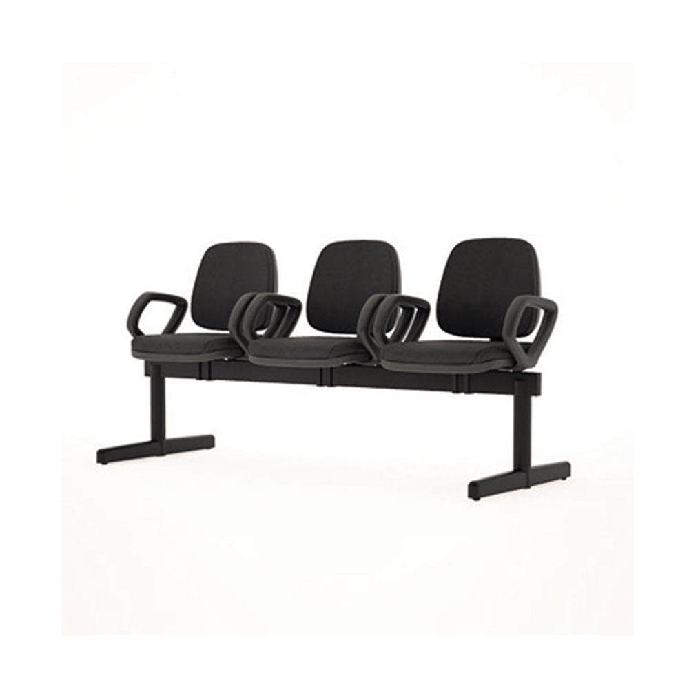Longarina-Job-com-Bracos-3-Lugares-Assento-Courino-Base-Metalica-Preta---54500