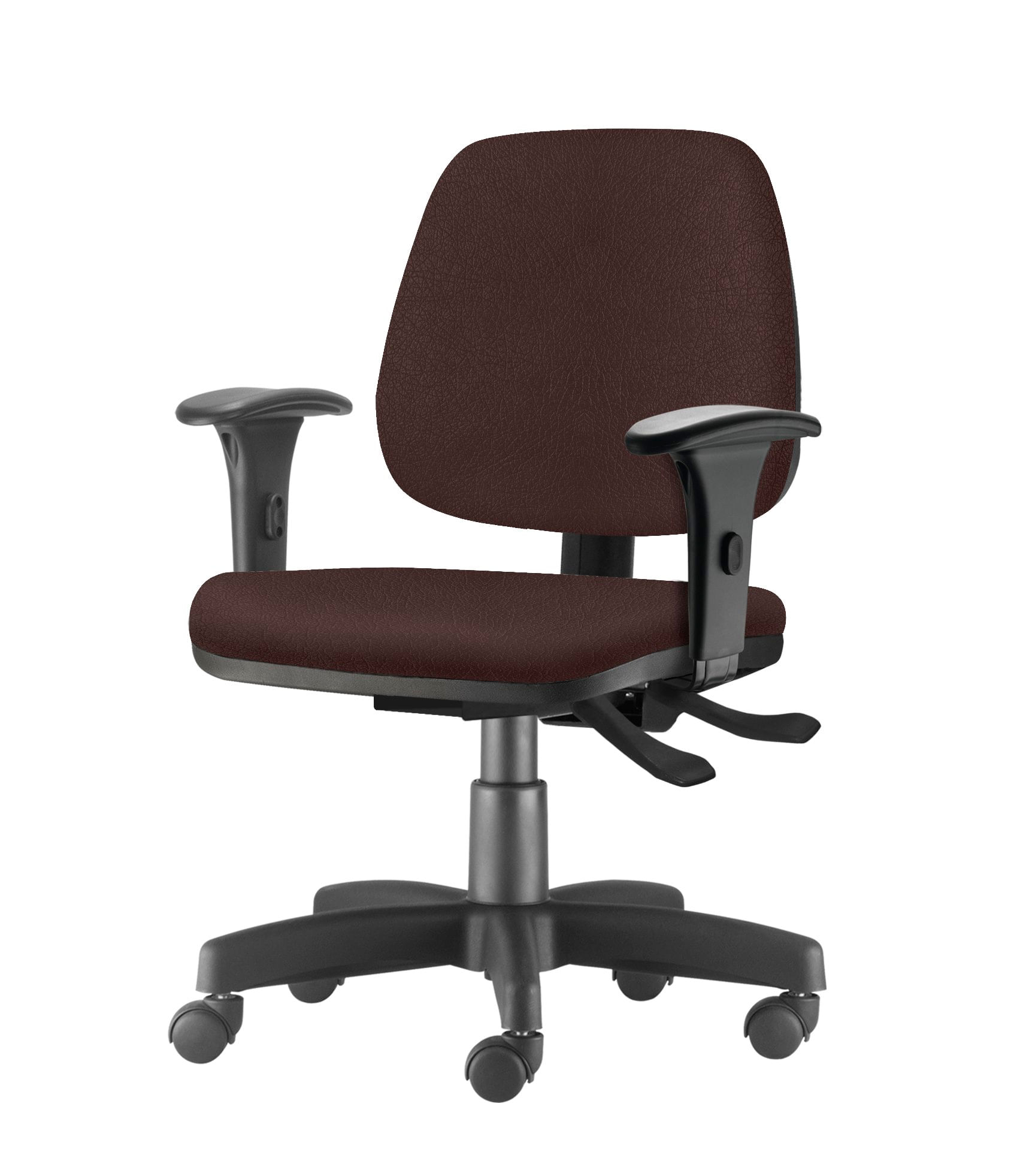 Cadeira-Job-com-Bracos-Assento-Courino-Marrom-Base-Rodizio-Metalico-Preto---54604-