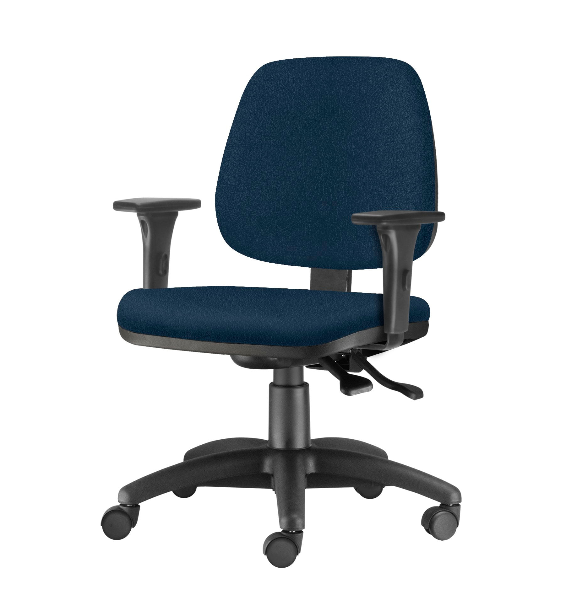 Cadeira-Job-com-Bracos-Assento-Courino-Azul-Escuro-Base-Nylon-Arcada---54615-