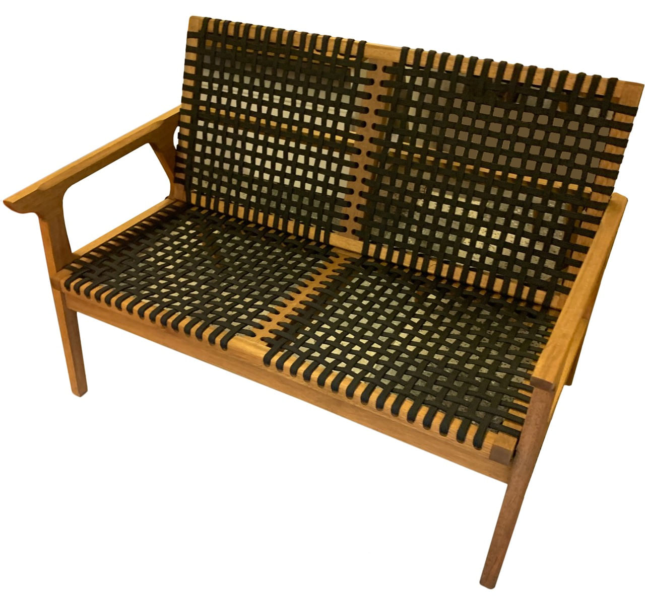 Sofa-Trama-2-Lugares-Corda-Trancada-Preta-com-Estrutura-Madeira-cor-Stain-Jatoba---53171