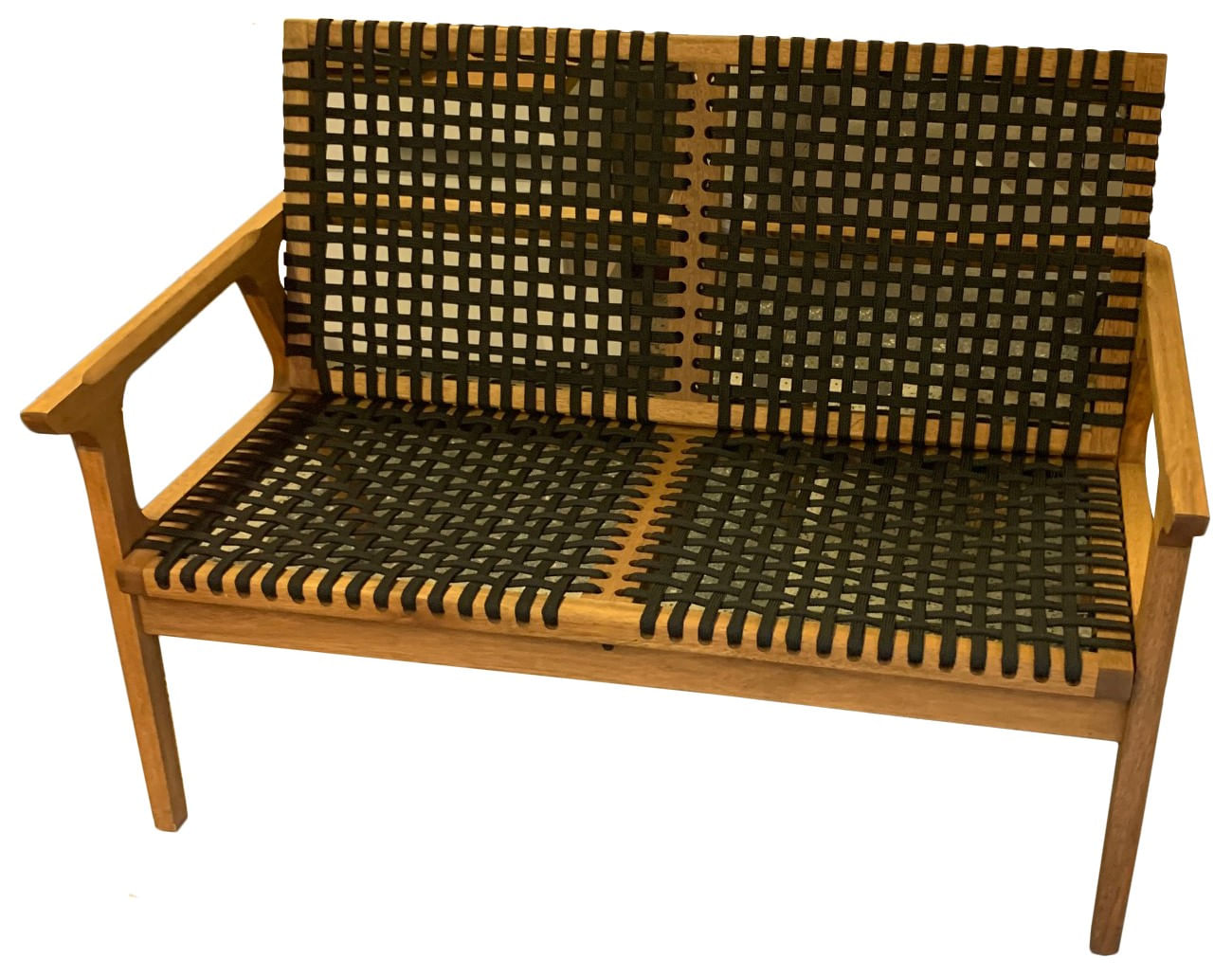 Sofa-Trama-2-Lugares-Corda-Trancada-Preta-com-Estrutura-Madeira-cor-Stain-Jatoba---53171