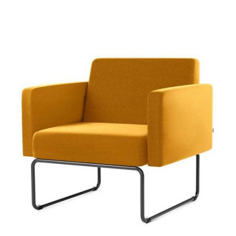 PoltronaPixAssentoCrepeMostardaBaseAcoPreto55039