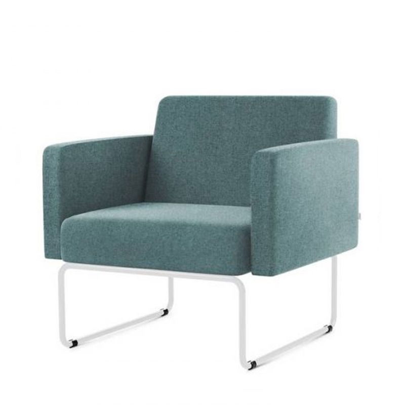 PoltronaPixAssentoMesclaVerdeBaseAcoBranco55046