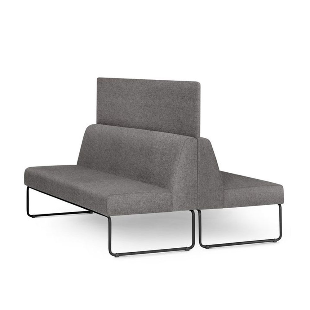 Sofa-Pix-com-2-Unidades-e-Painel-Divisor-Assento-Mescla-Cinza-Base-Aco-Preto---55072
