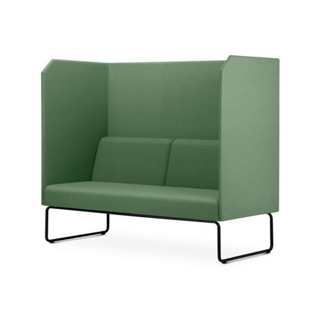 Sofa-Privativo-Pix-com-Divisoria-e-Assento-Crepe-Verde-Escuro-Base-Aco-Preto---55085