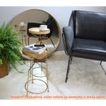 MesaApoioTagBaixaTampoNogueiracomBaseDourada27cmLARG55126