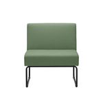 PoltronaModularPixAssentoCrepeVerdeEscuroBaseAcoPreto55297