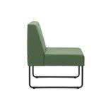 PoltronaModularPixAssentoCrepeVerdeEscuroBaseAcoPreto55297