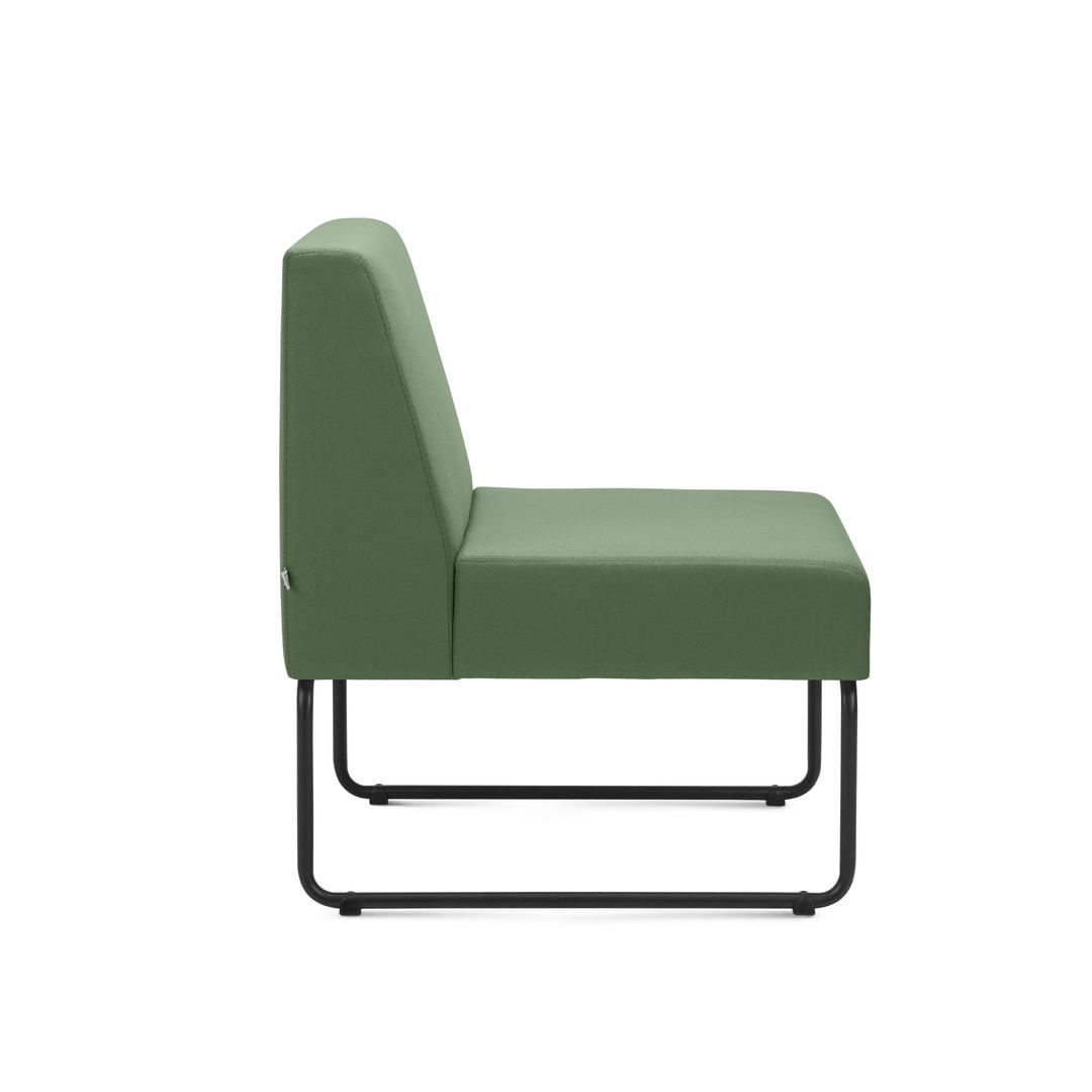 Poltrona-Modular-Pix-Assento-Crepe-Verde-Escuro-Base-Aco-Preto---55297