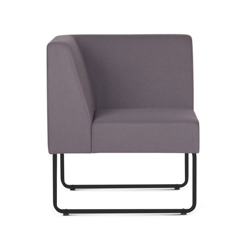 PoltronaModularPixcomBracoIndividualAssentoCrepeCinzaEscuroBaseAcoPreto55339