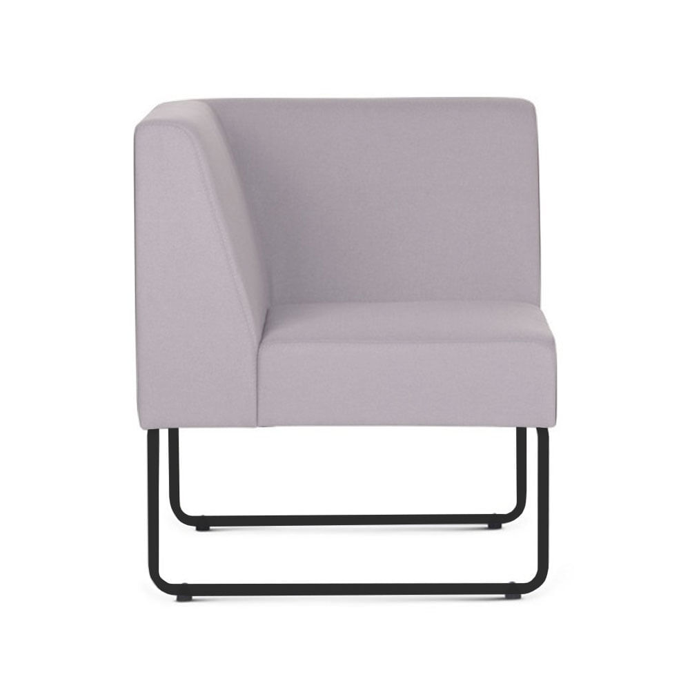 Poltrona-Modular-Pix-com-Braco-Individual-Assento-Crepe-Cinza-Claro-Base-Aco-Preto---55332
