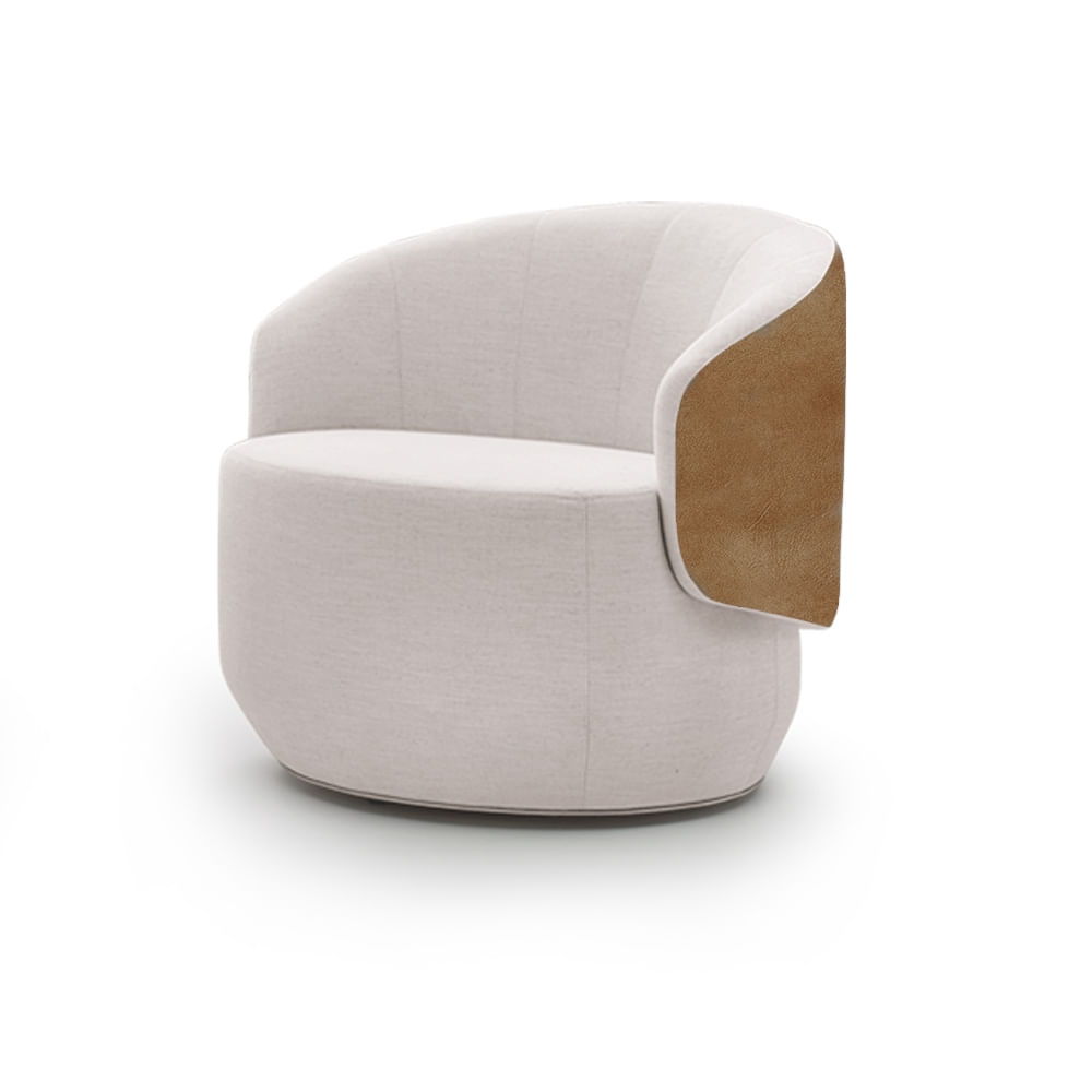 Poltrona-Ananda-Estofada-em-Veludo-Cru-e-Courino-Caramelo-Base-Giratoria---55242