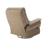 PoltronaReclinavelCapriMH1217comMassageadoremVeludoMarromClaro55582