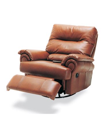 Poltrona Reclinavel Capri MH 1217 com Massageador em Courino Texas Marrom - 55590