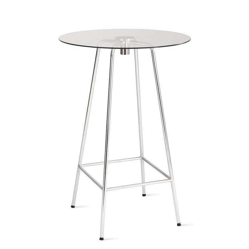 MesaBistroVegascomTampodeVidroBaseCromada69cmDIAM55745