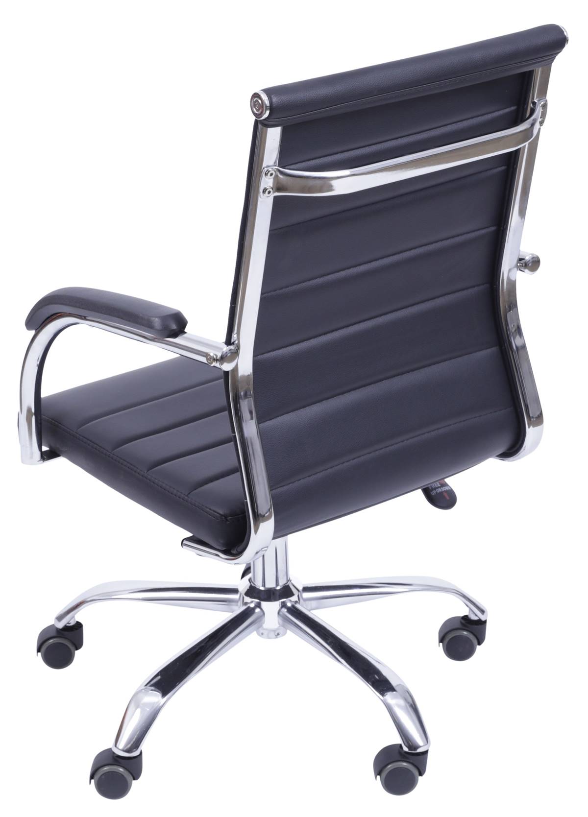 Cadeira-Office-Light-Baixa-Courino-Preto-com-Base-Rodizio-Cromada---55948