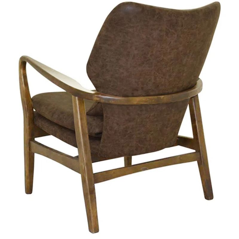 PoltronaCibelleAssentoCourinoMarromcomAlmofadaBaseMadeiraClara56065