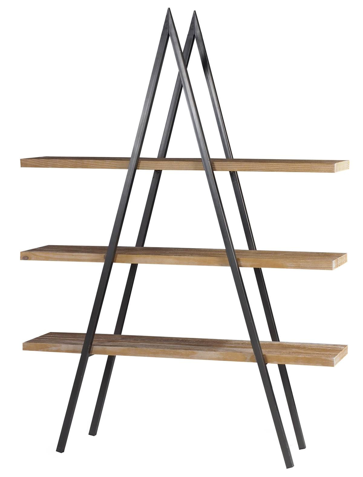 Estante-Union-em-Madeira-cor-Driftwood-com-Base-Grafite-140-cm--LARG----56149