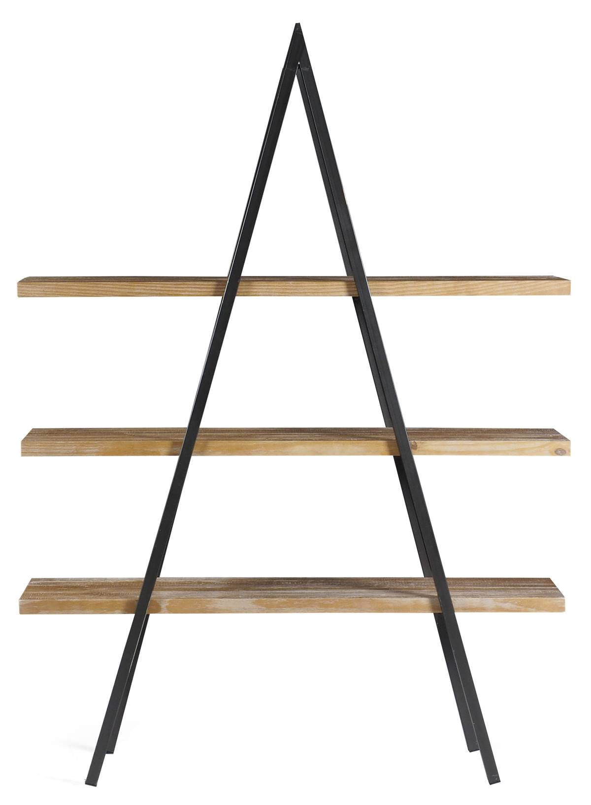 Estante-Union-em-Madeira-cor-Driftwood-com-Base-Grafite-140-cm--LARG----56149