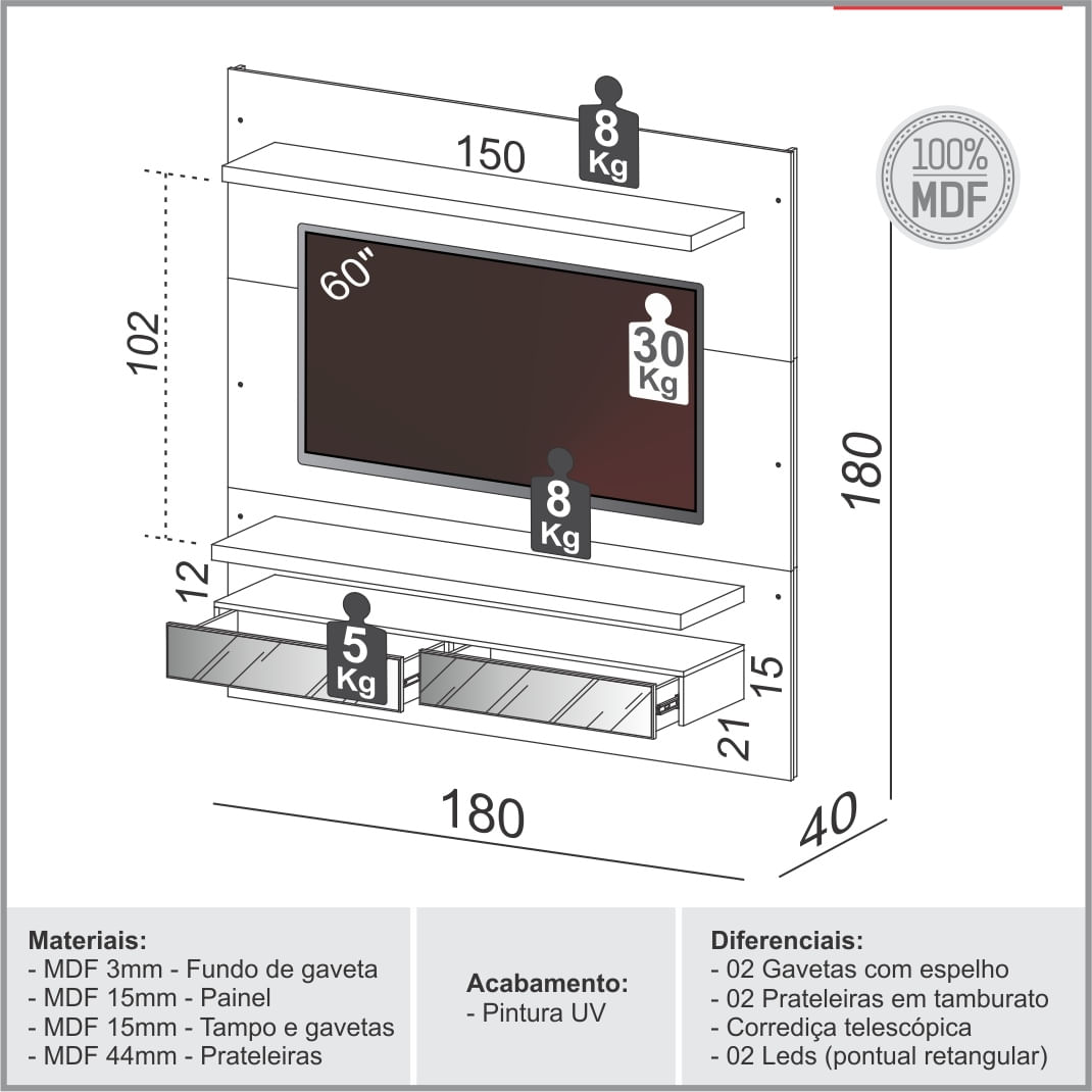 Home-Suspenso-Bras-com-Led-e-2-Gavetas-Espelhadas-cor-Off-White-Brilho-com-Freijo-180-MT--LARG----56493
